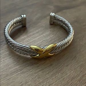 David Yurman Double X Crossover Cuff